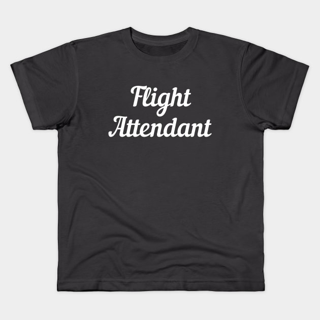 Flight Attendant (Cabin Crew) Kids T-Shirt by Jetmike